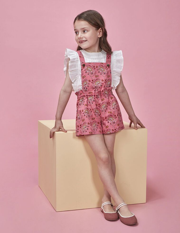 Peto estampado indio rosa