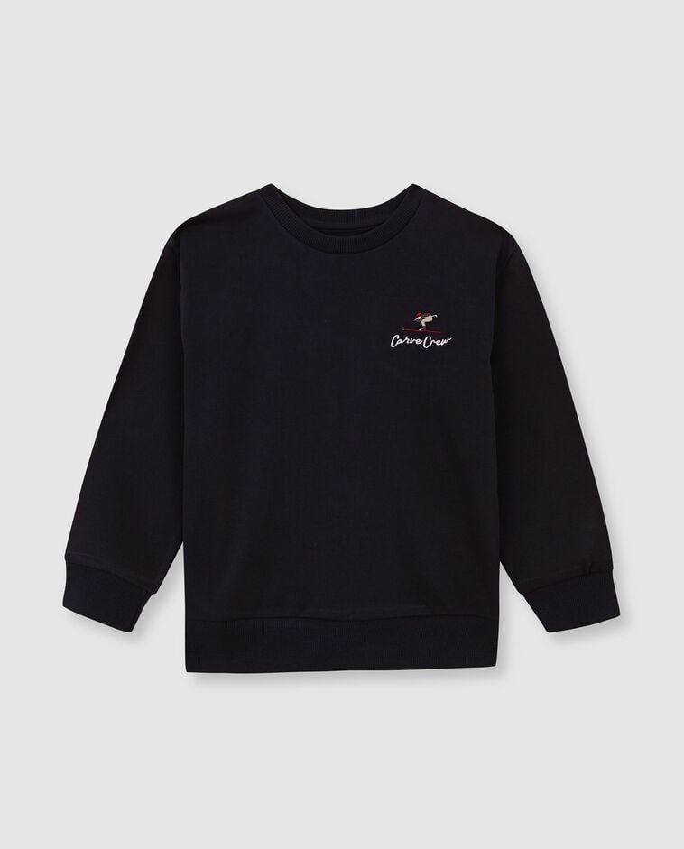 Sudadera print esquiadores azul ni&ntilde;o