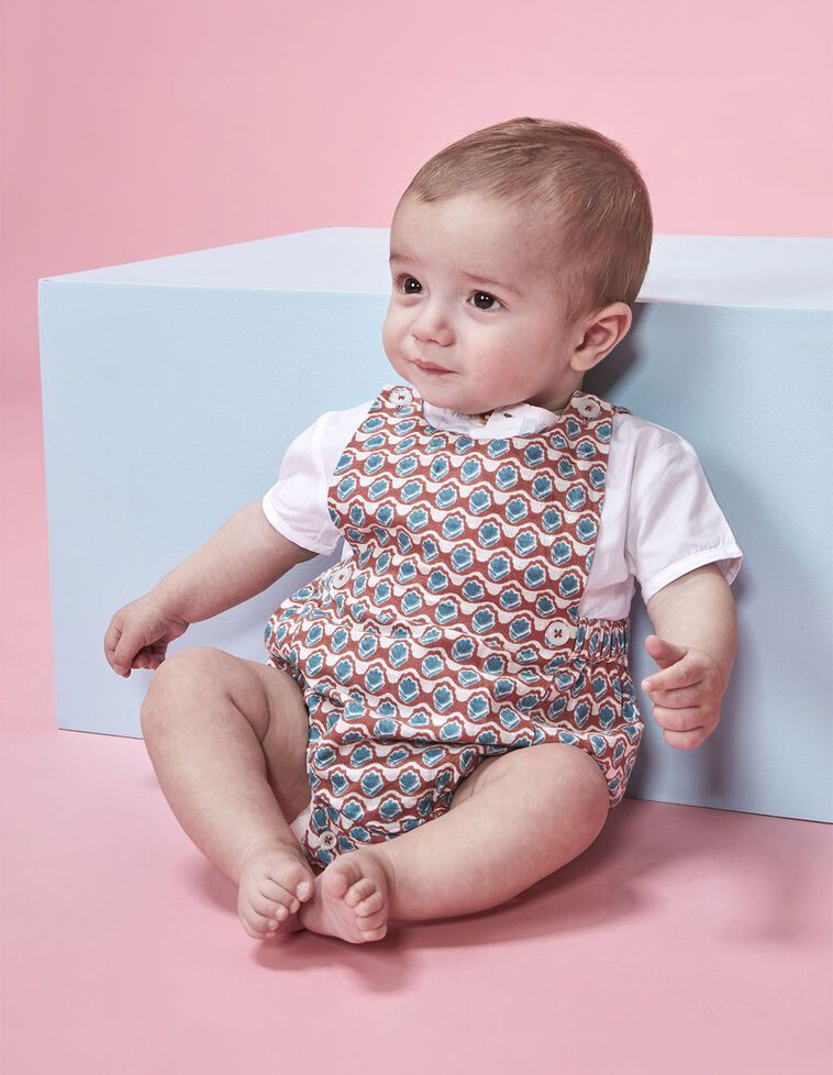 Ranita estampada blanco