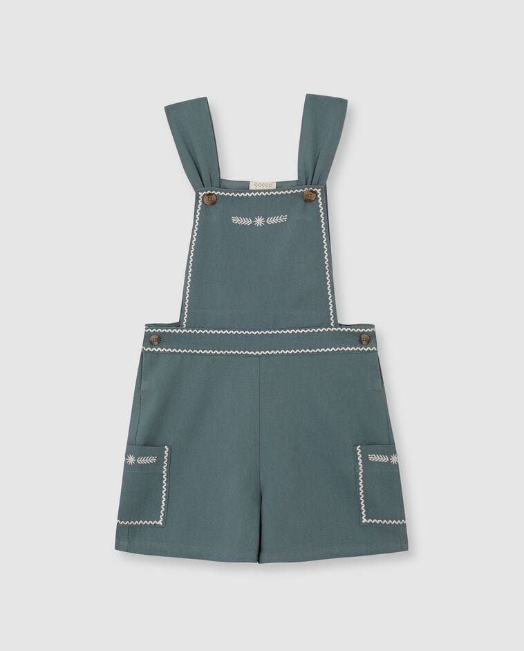 Peto verde con bordados verde