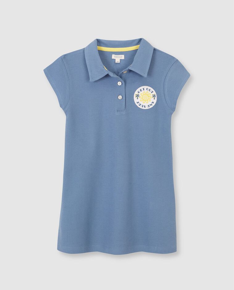 Vestido polo surf azul