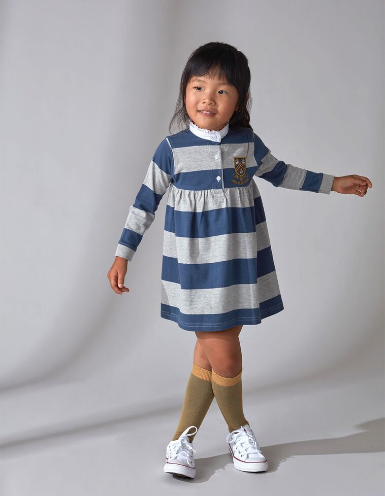 Vestido polo de rayas | Niña Gocco