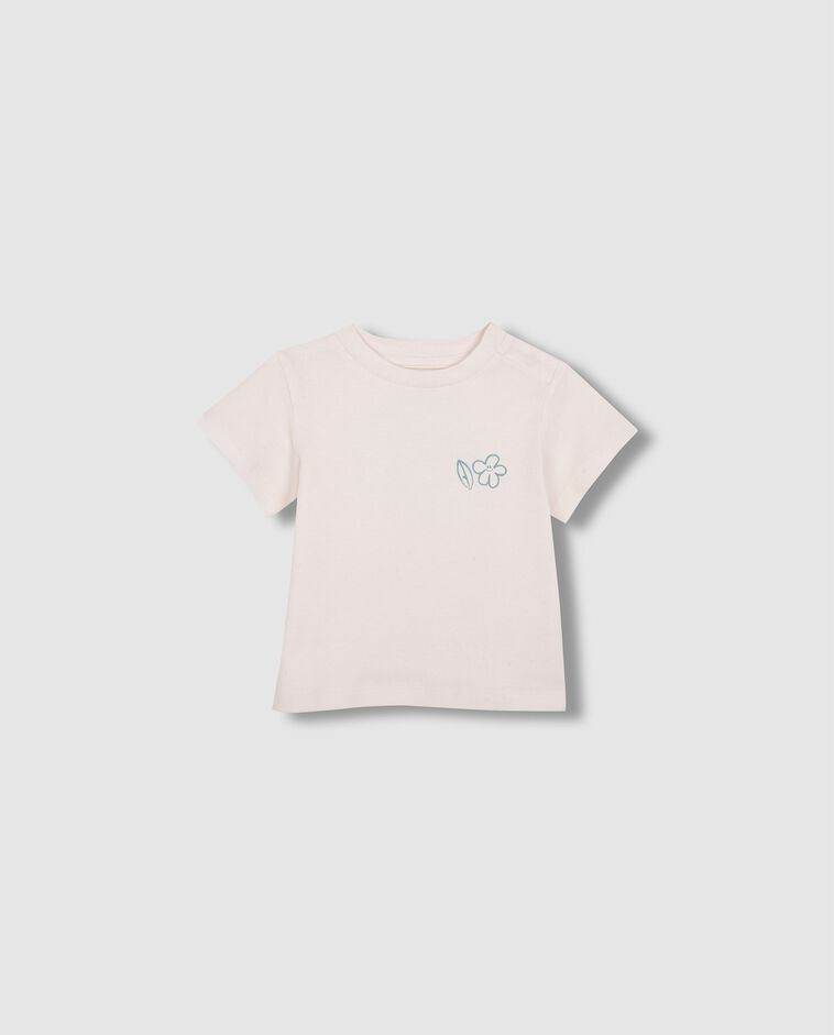 Camiseta estampada blanco