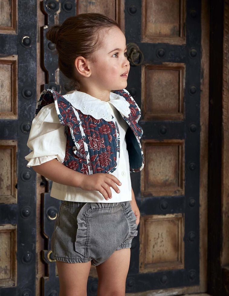 Bombacho vaquero gris