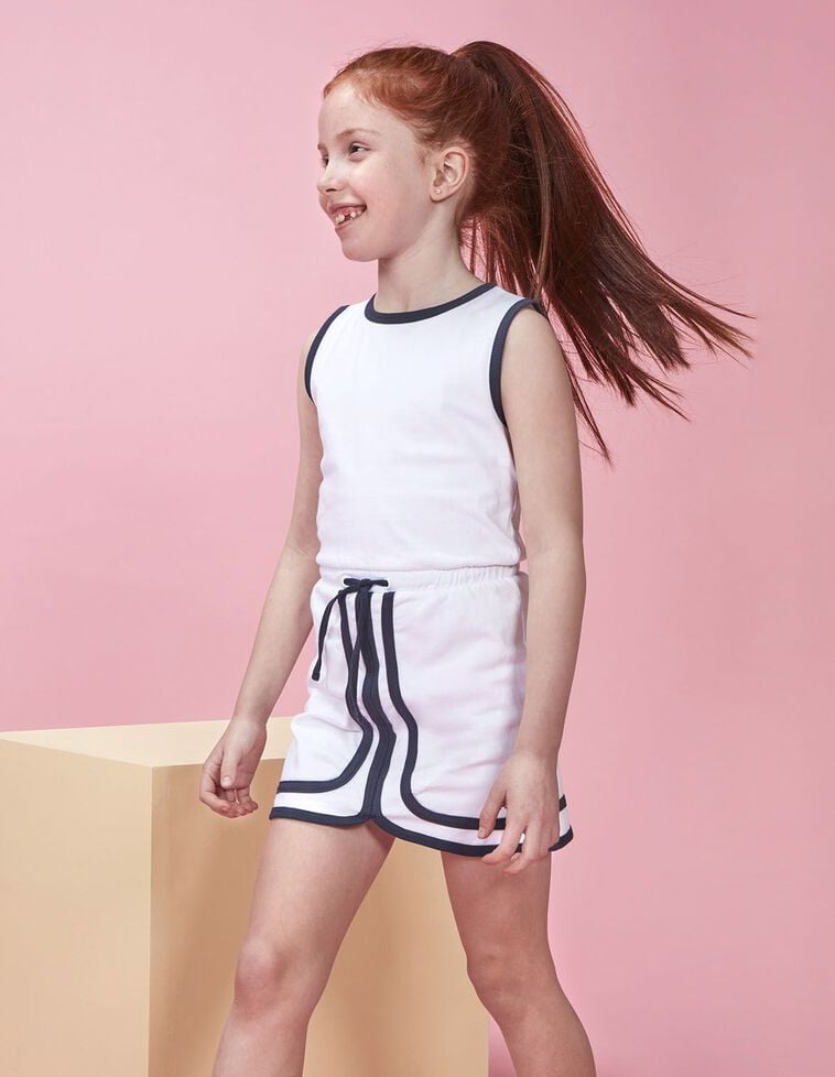 Vestido polo blanco