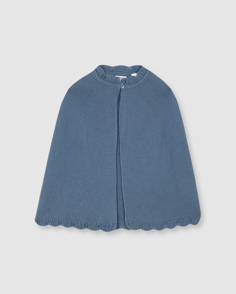 Capa con ondas azul
