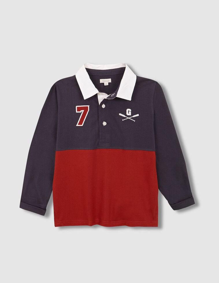 Polo coderas rojo
