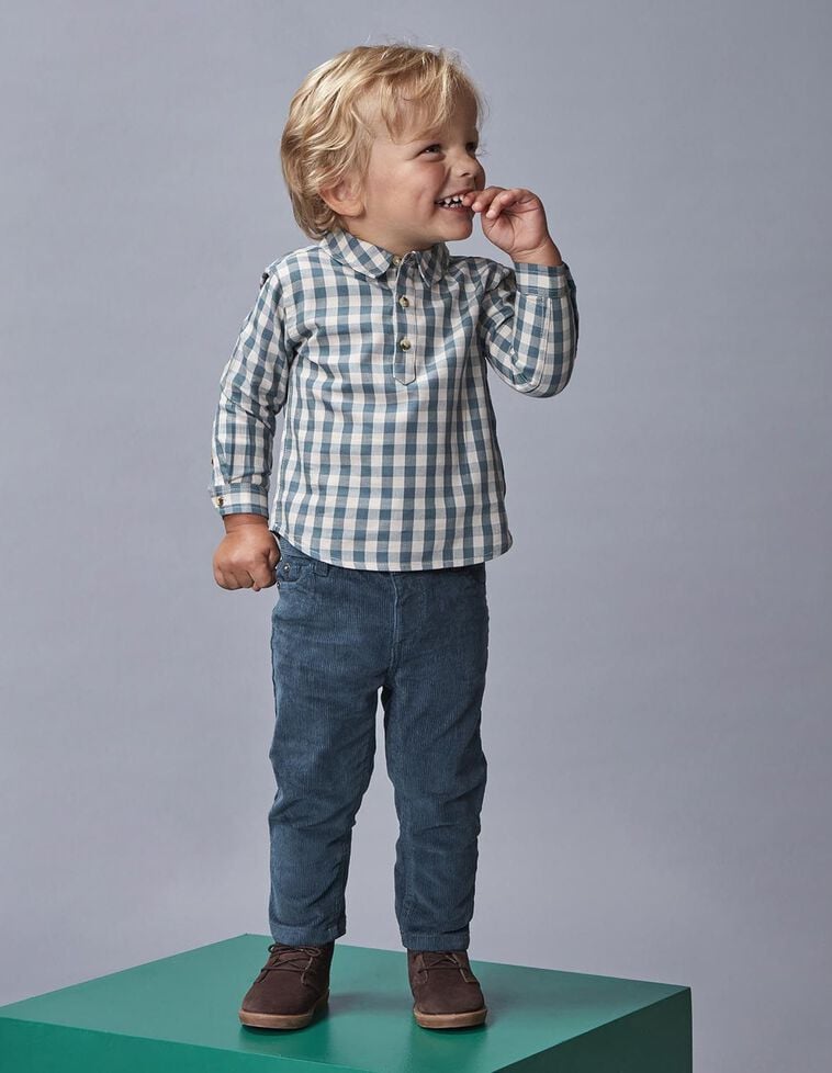 Pantalón 5 bolsillos de pana verde Pantalón 5 bolsillos de pana verde