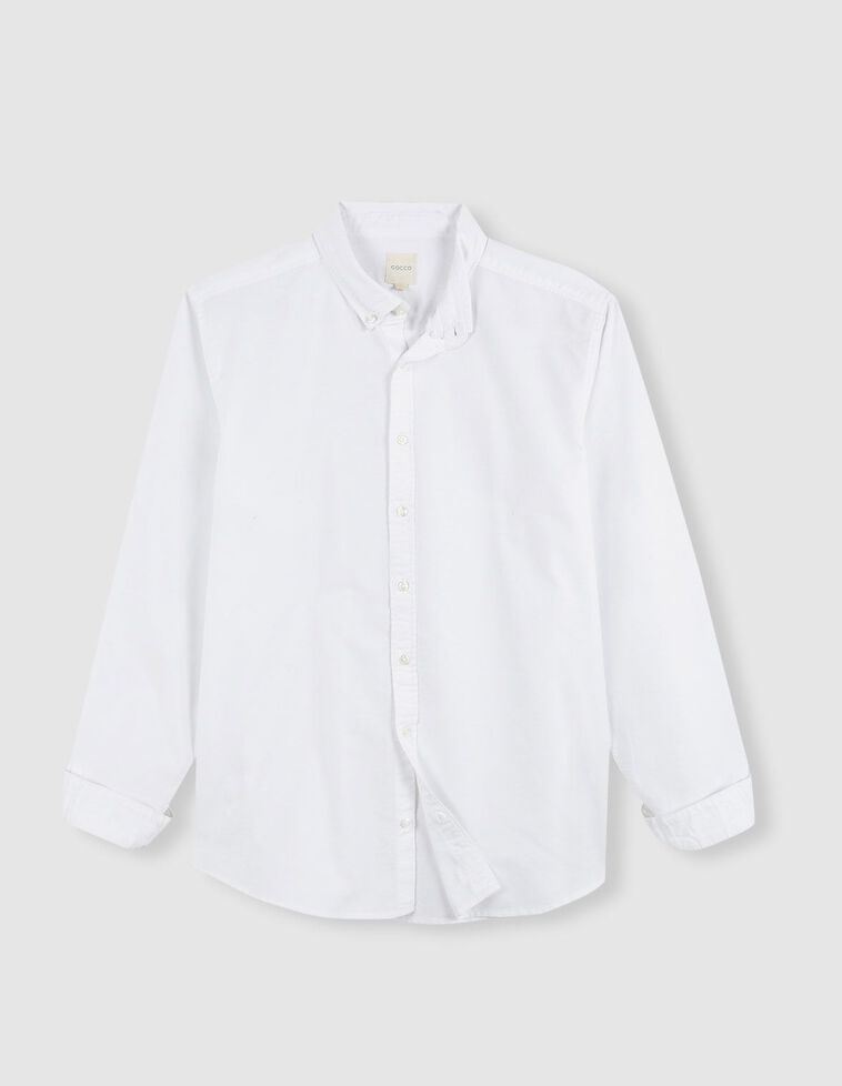 Camisa oxford blanca