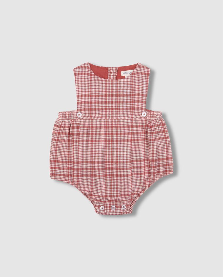 Ranita de cuadros rosa