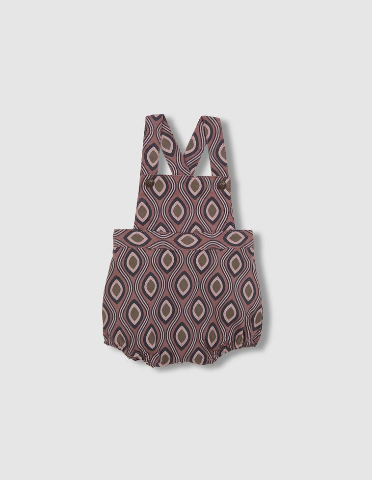 Peto de sarga estampado morado