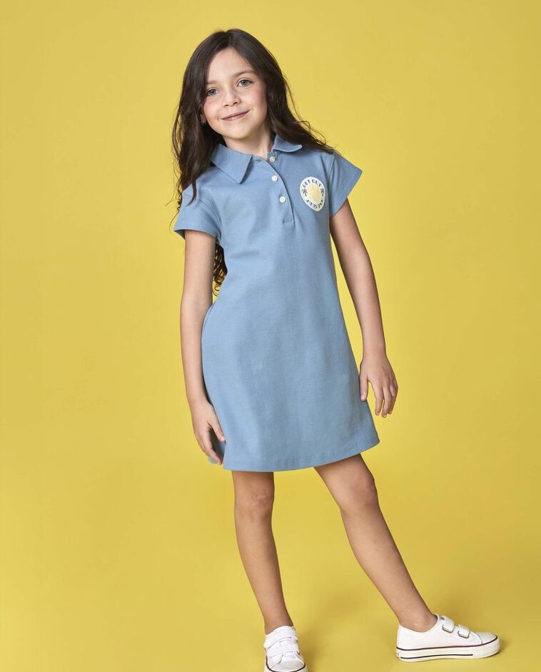 Vestido polo surf azul