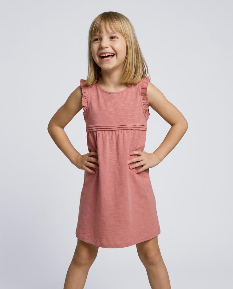 Vestido de punto rosa