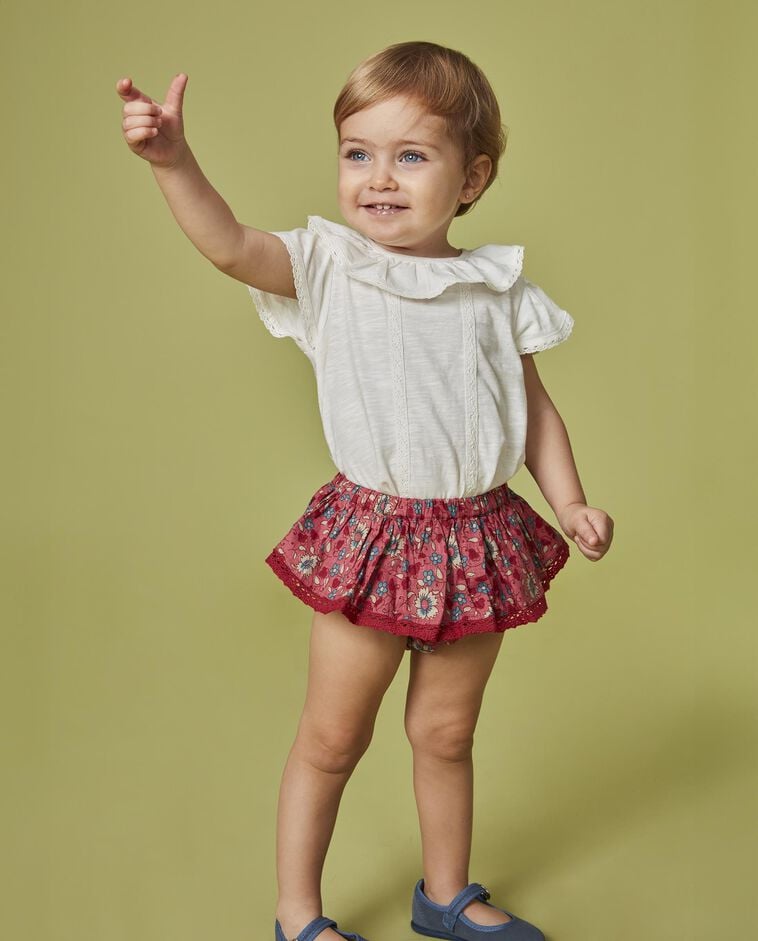 Camiseta manga corta blanco