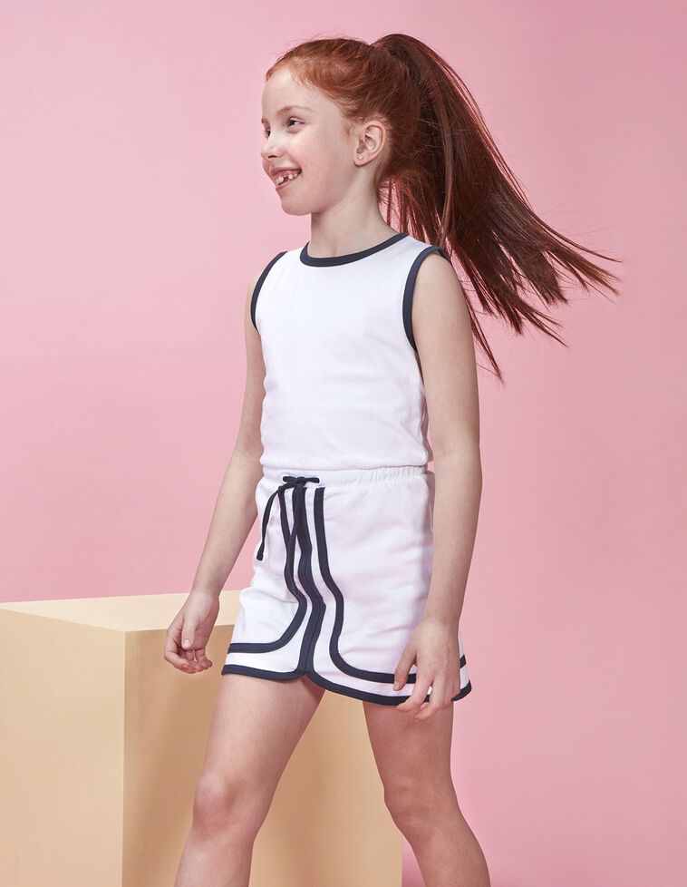 Vestido polo blanco