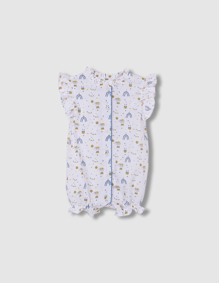 Pijama corto con estampado de circo