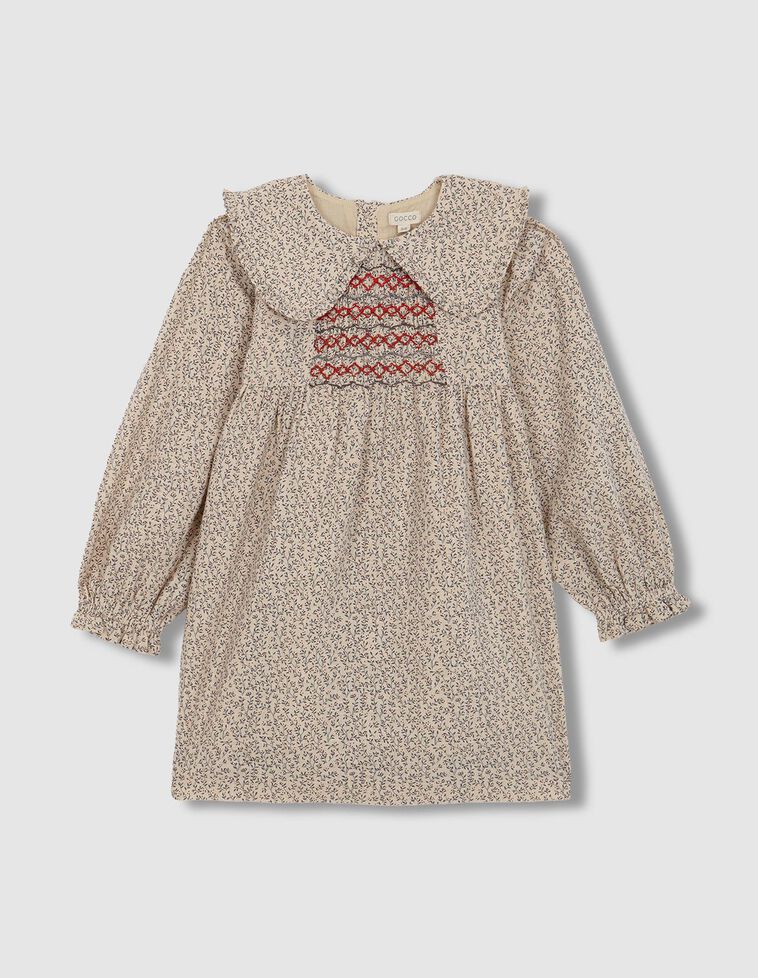 Vestido nido de abeja gris