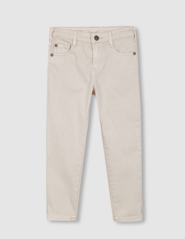 Pantalon 5 bolsillos piedra