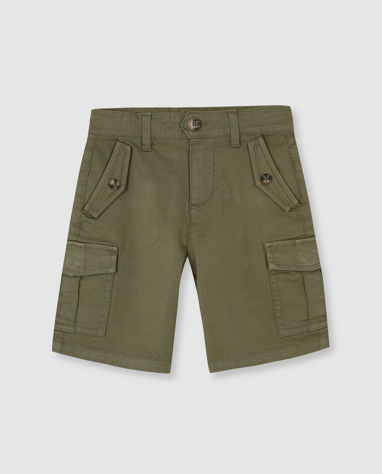 Pantal&oacute;n corto cargo verde