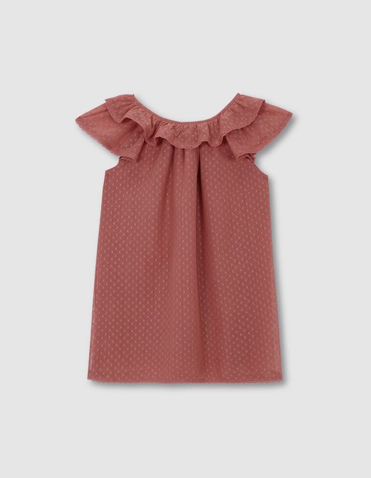 Vestido de tull coral