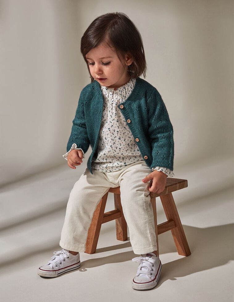 Chaqueta detalle calado