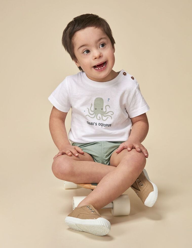 Camiseta pulpito blanco