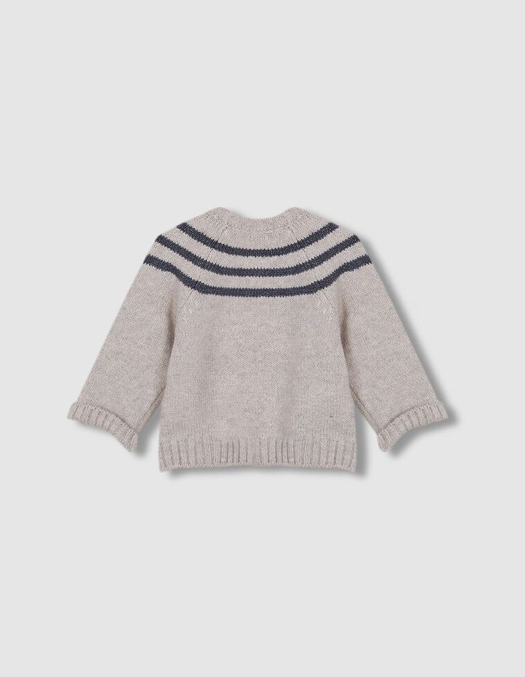 Jersey Rayas  Piedra Melange