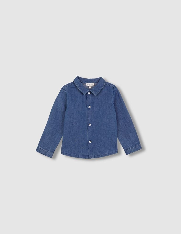 Camisa vaquera azul claro