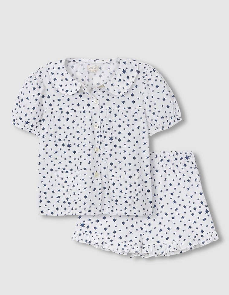 Pijama corto estrellas piedra