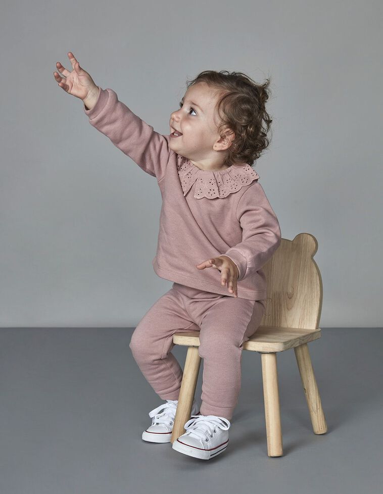 Pantalón Deporte De Felpa Rosa
