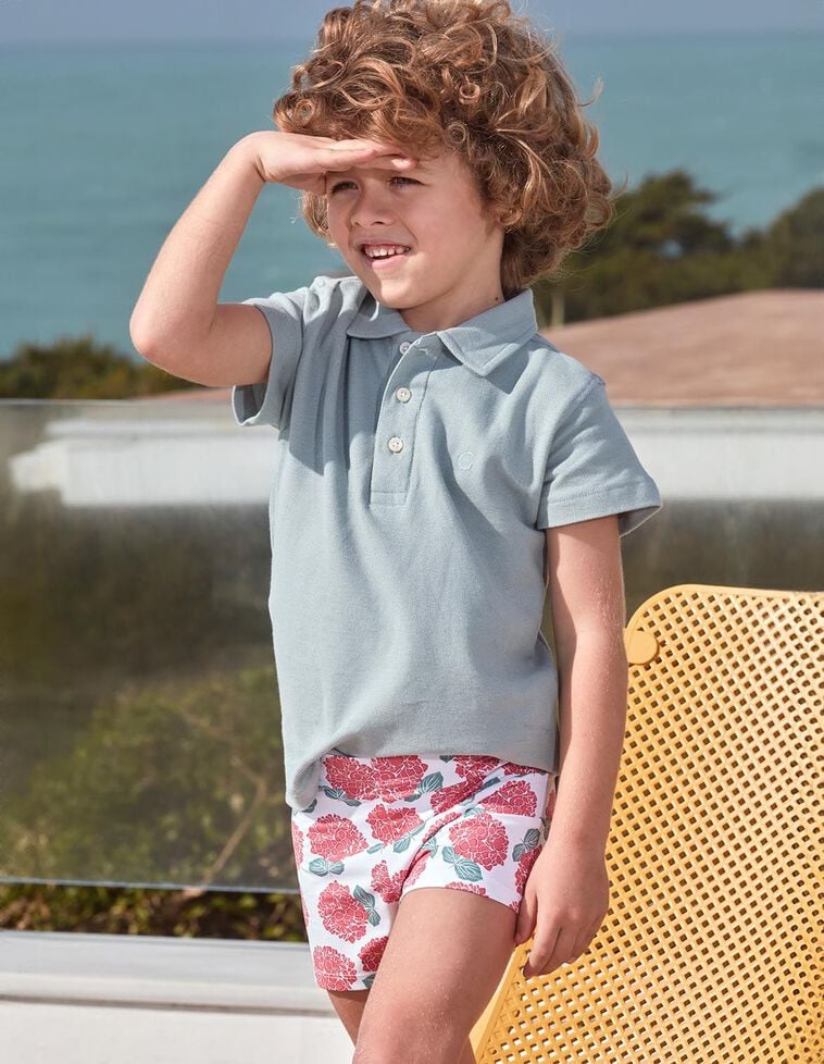 Polo piqué verde