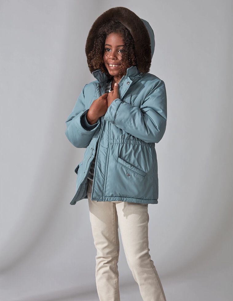 Abrigo tecnico con capucha | Niña Gocco