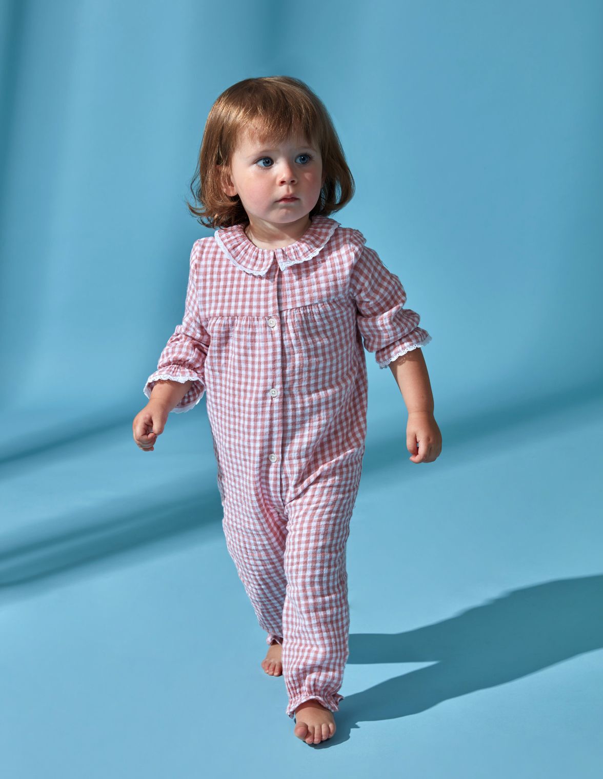 Pijama estampado vichy Beb Gocco