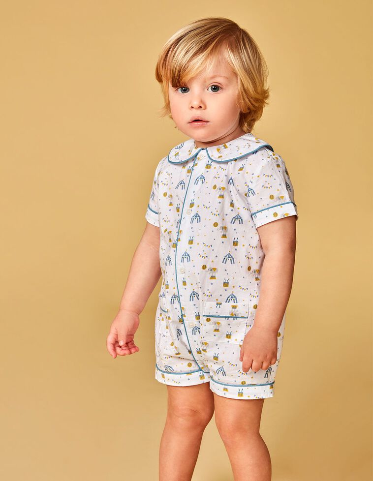 Pijama con estampado de circo