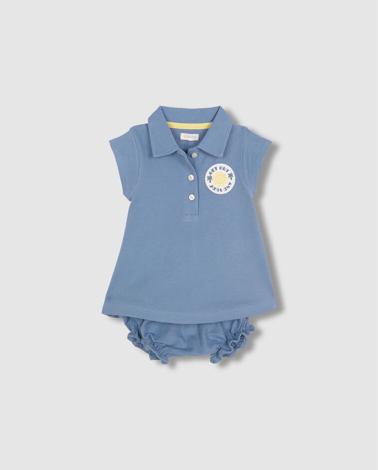 Vestido polo sailor azul