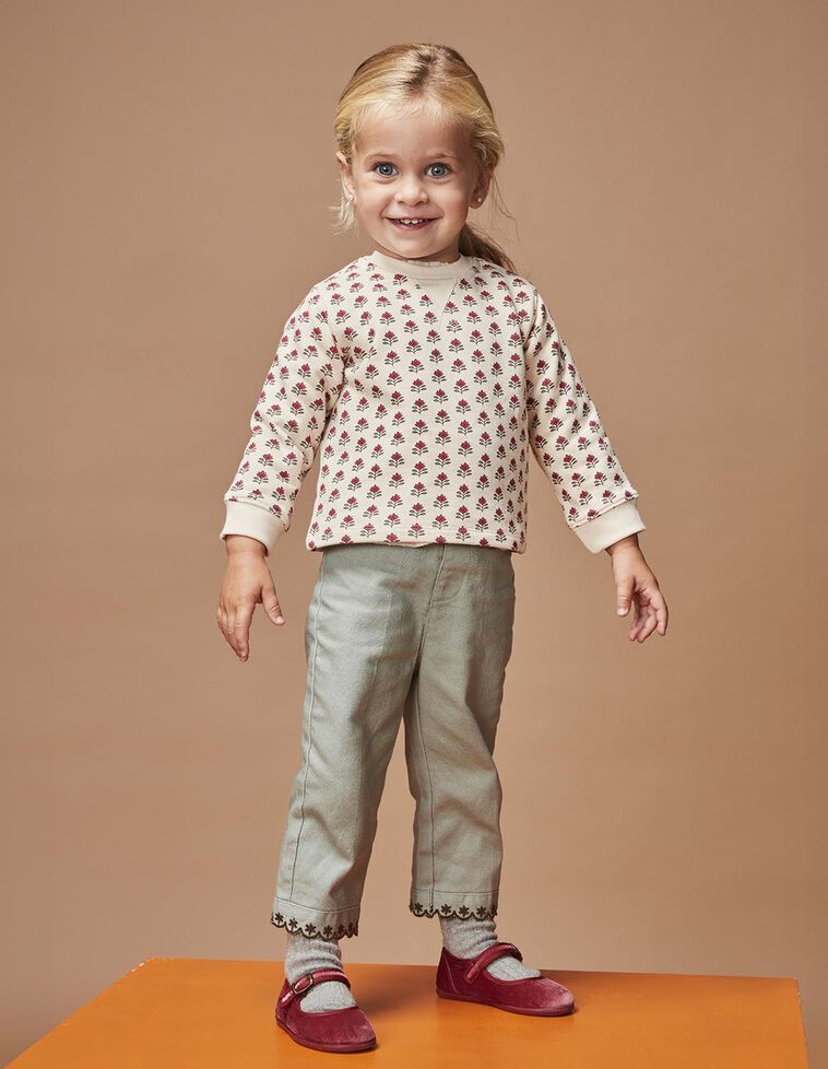 Sudadera estampada crudo