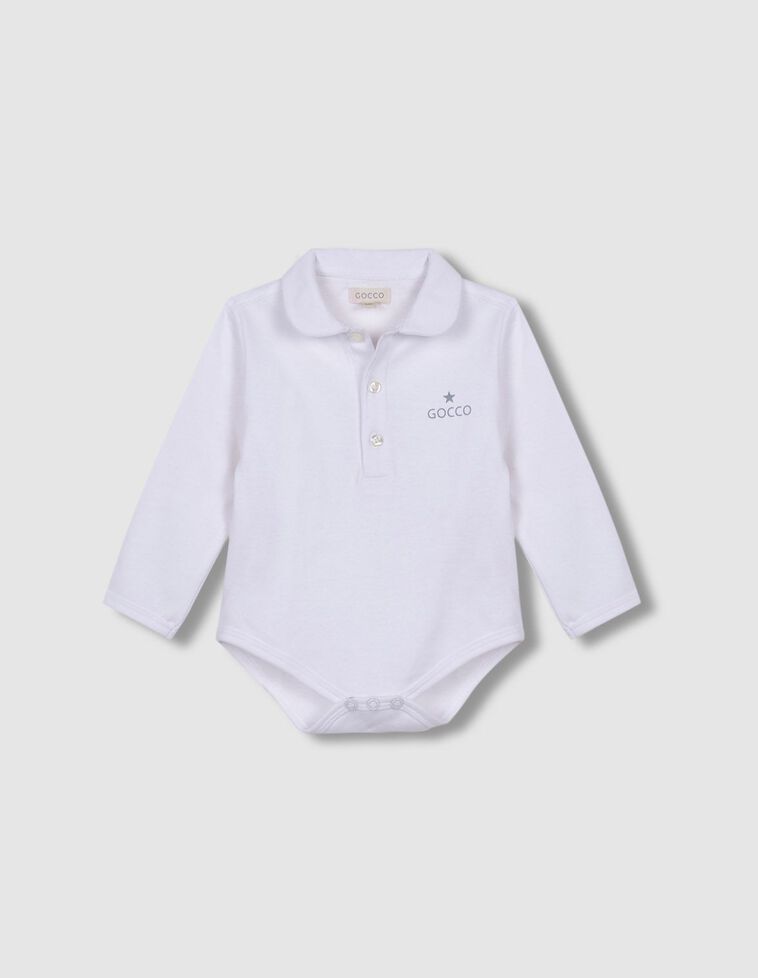 Polo Body Con Estampado Estrella Blanco Optico