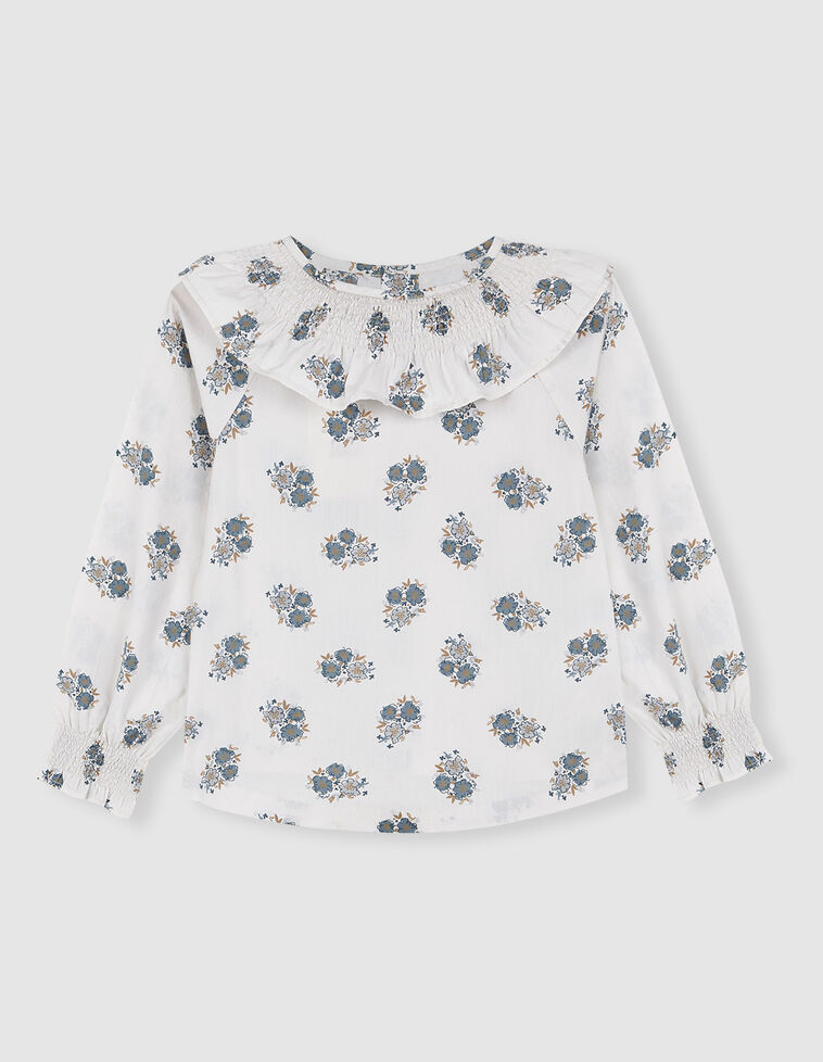 Blusa cuello engomado