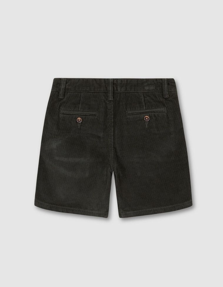 Pantalon Corto Pana Verde Oscuro Verde Oscuro