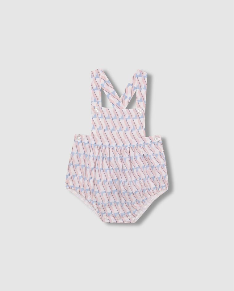 Ranita estampado geom&eacute;trico rosa