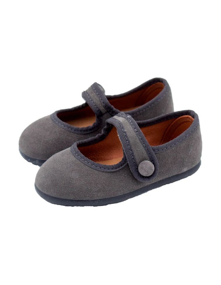 Merceditas Serraje Gris Minishoes