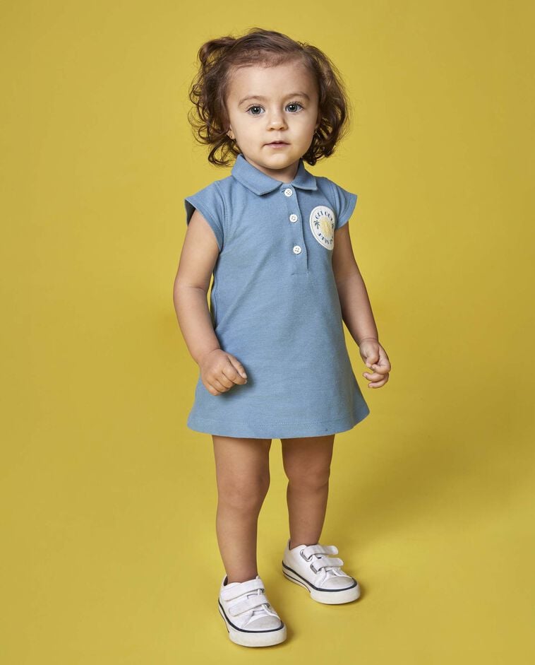 Vestido polo sailor azul