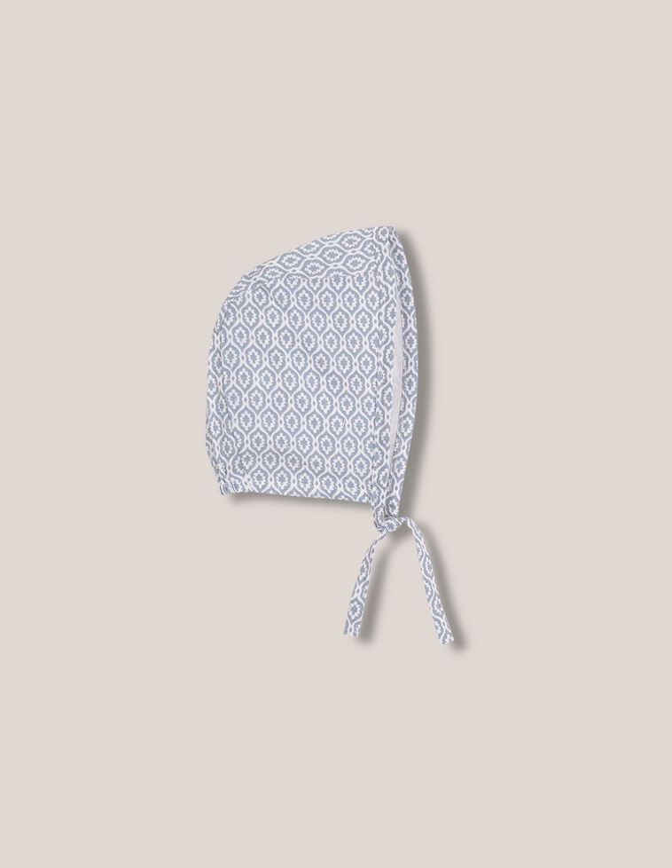 Capota estampado azul claro