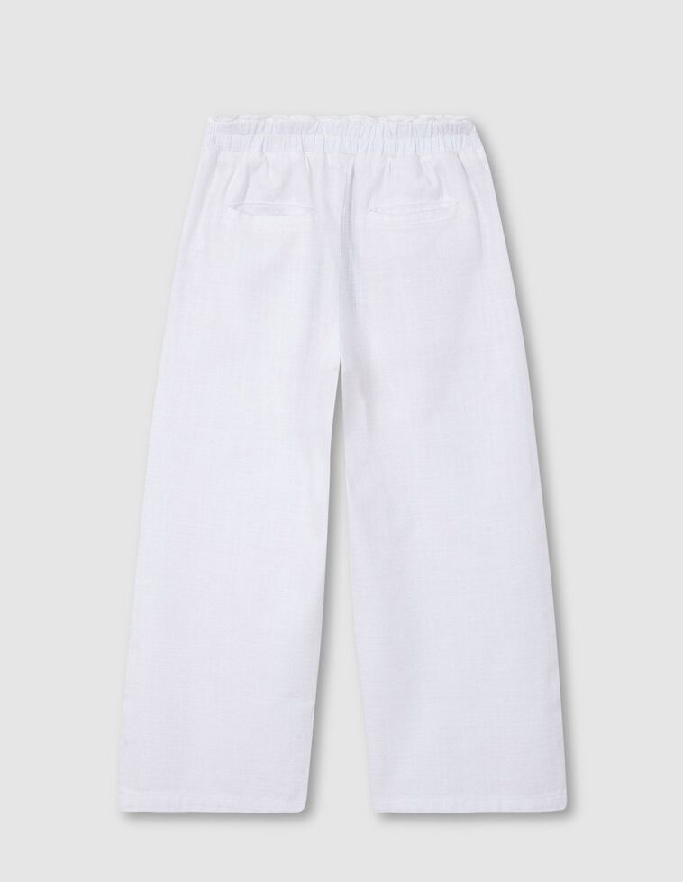 Pantalón largo blanco 