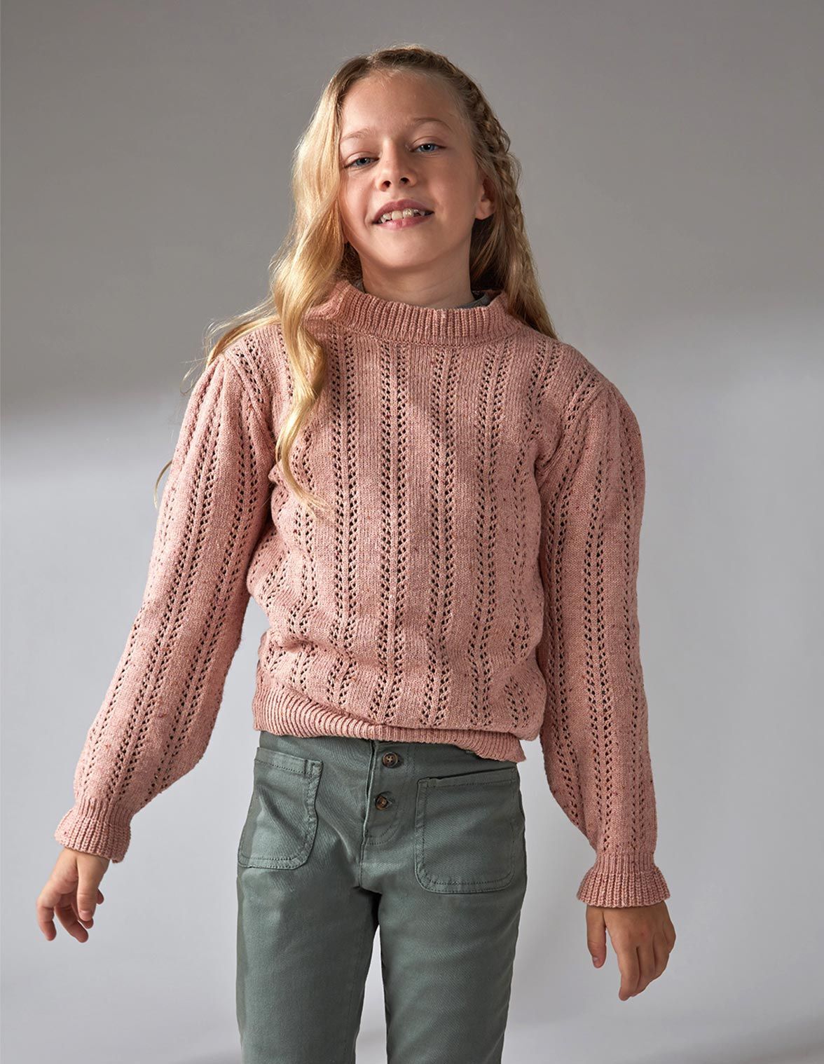 Jersey niña dos best sale agujas