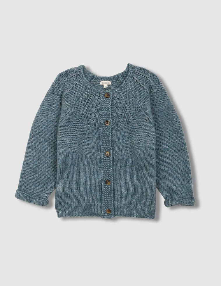 Chaqueta punto especial azul
