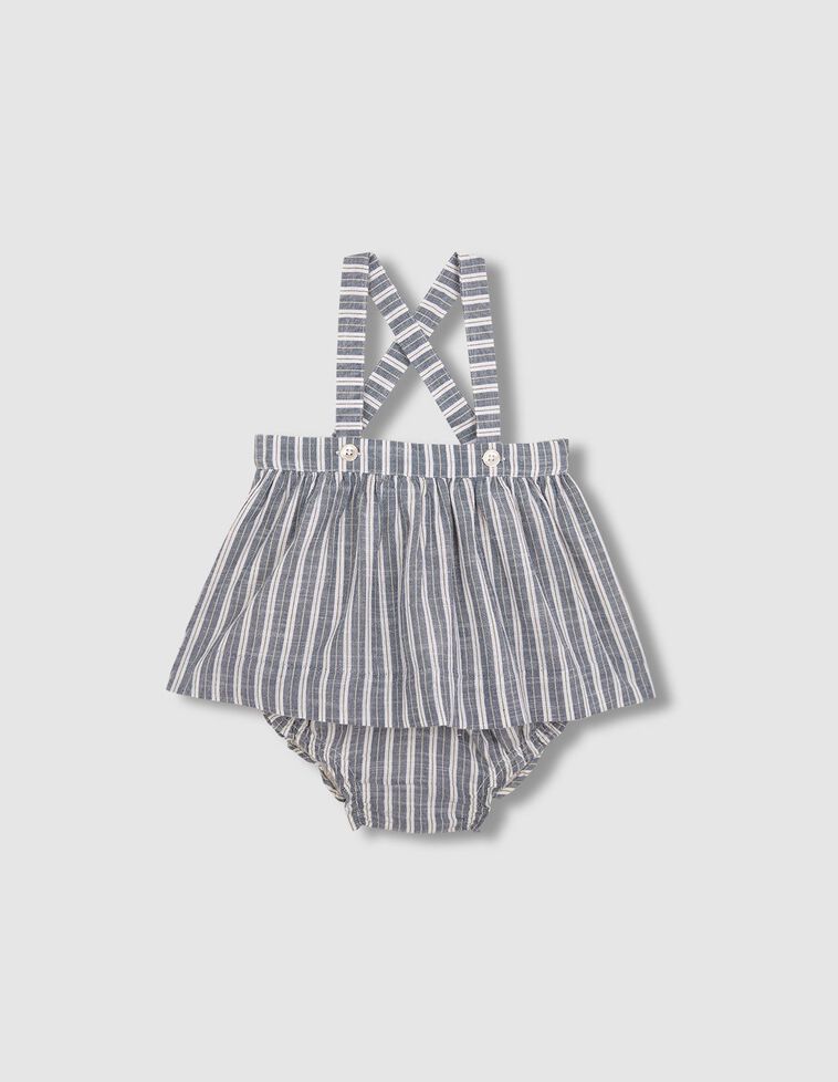 Falda de rayas verde Falda de rayas verde