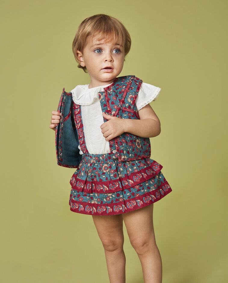 Chaleco acolchado azul