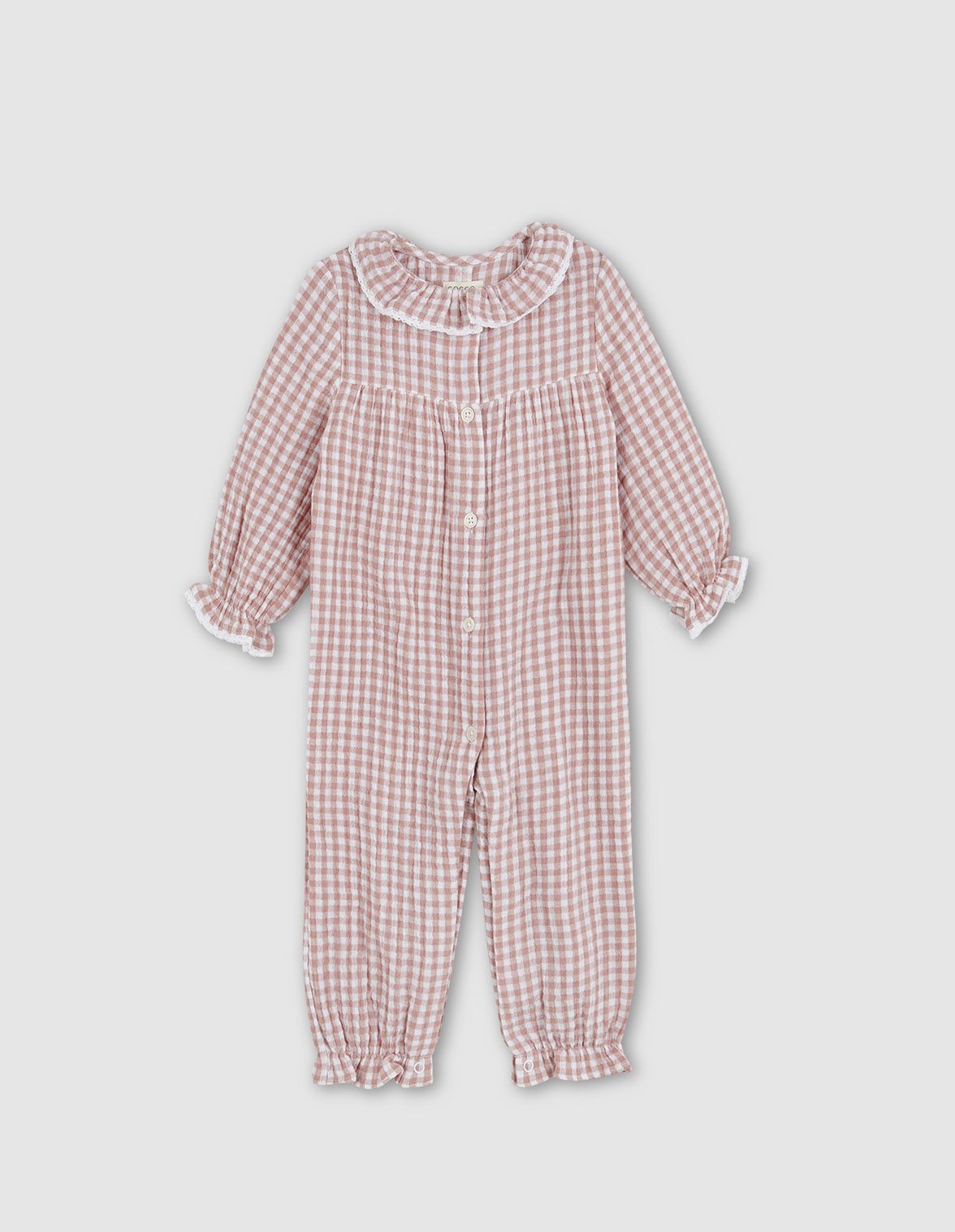 Pijama estampado vichy Beb Gocco
