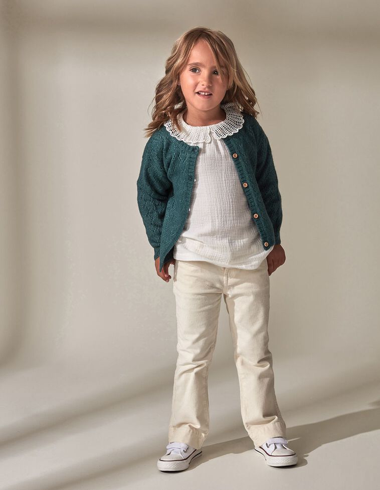 Chaqueta con desagujados